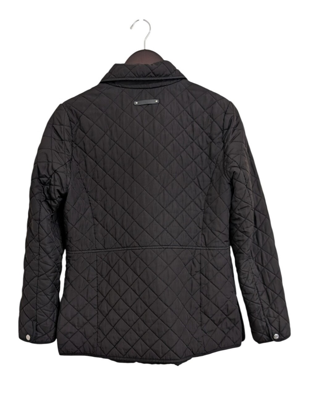 Lauren Ralph Lauren Black Diamond Quilted Snap Jacket Size S Petite - Picture 3 of 11